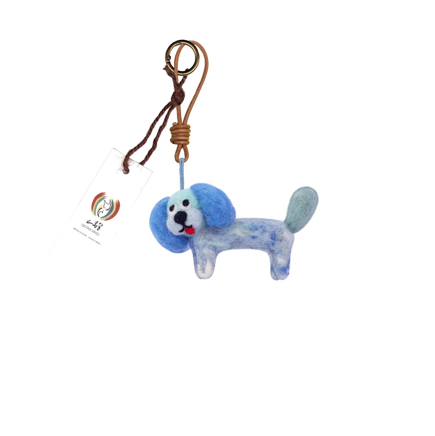 Qingluan the Chameleon Poodle Adventurer – Felt Character | Decoration, Keepsake & Gift