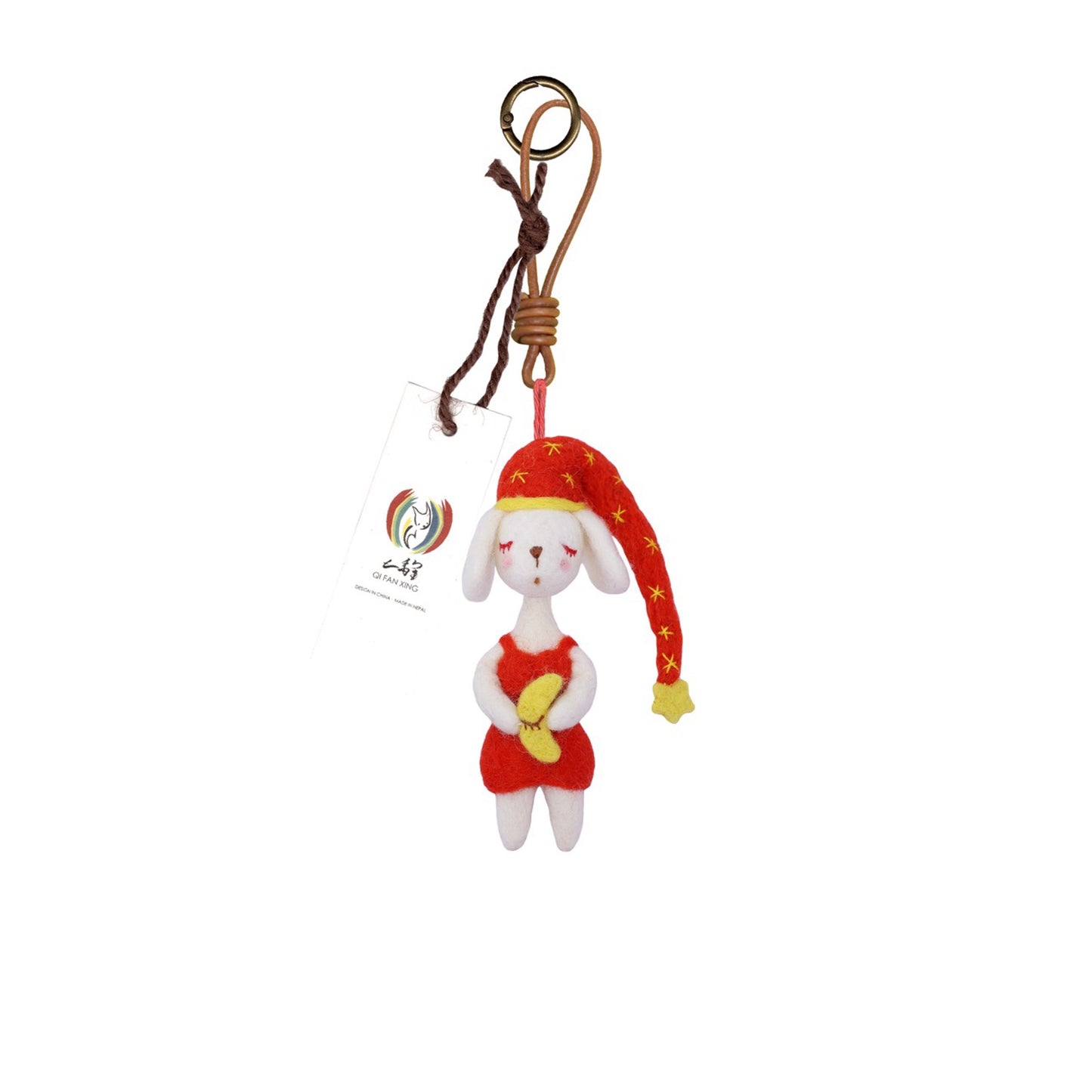 Moon the Paper Moon Dog – Felt Character | Decoration, Keepsake & Gift