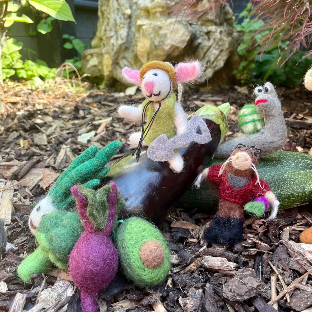 Greta Gardening Bunny