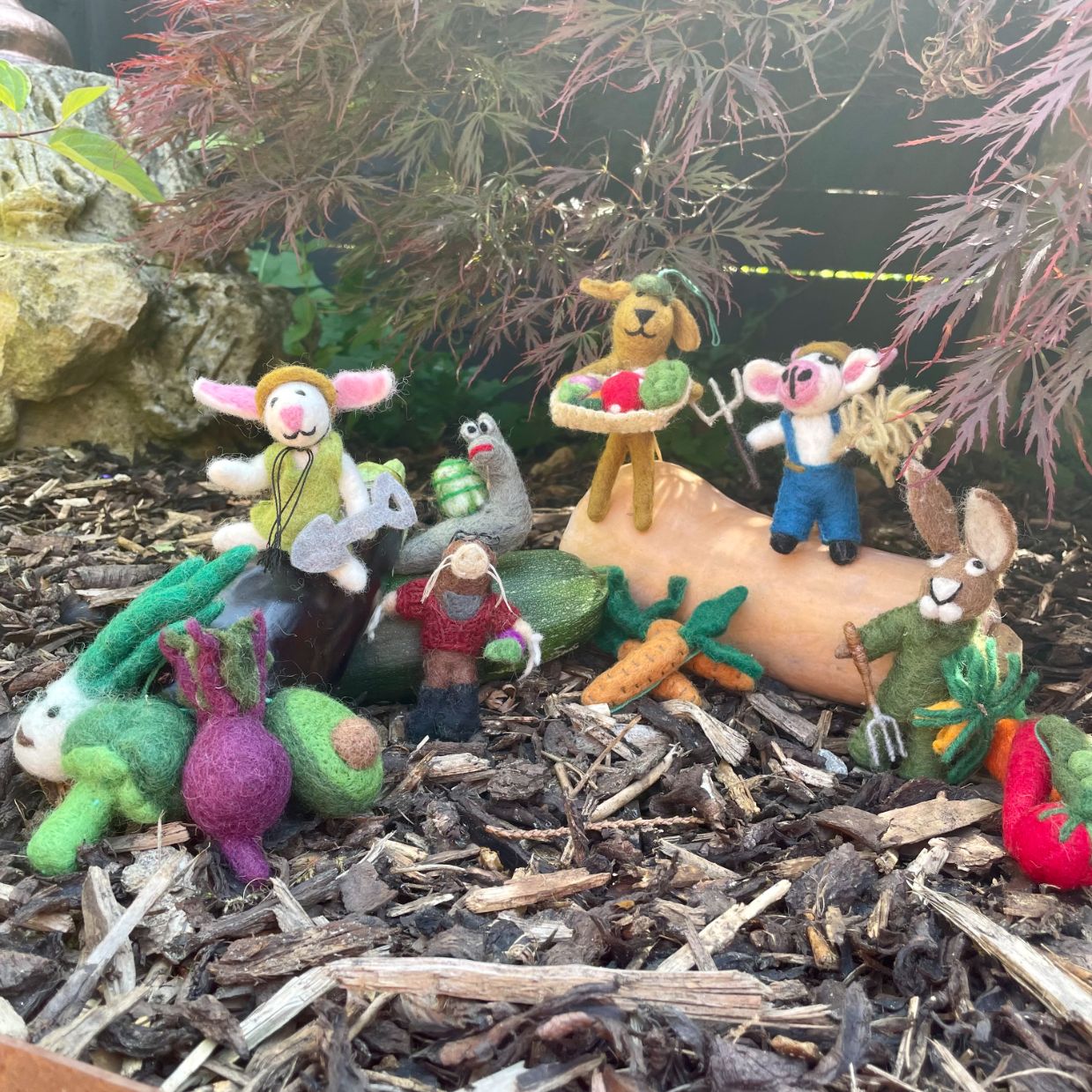 Greta Gardening Bunny