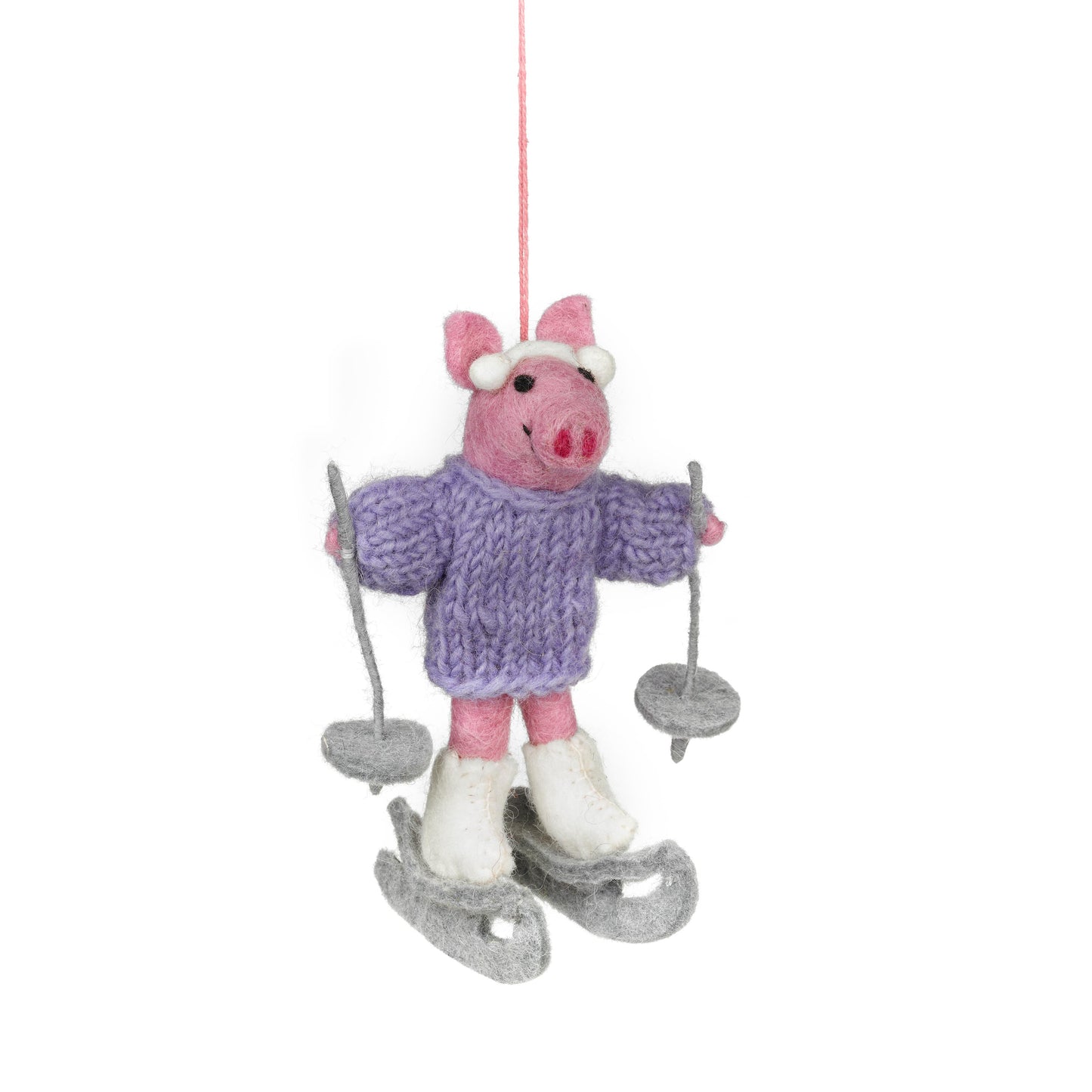 Neive the Skiing Pig
