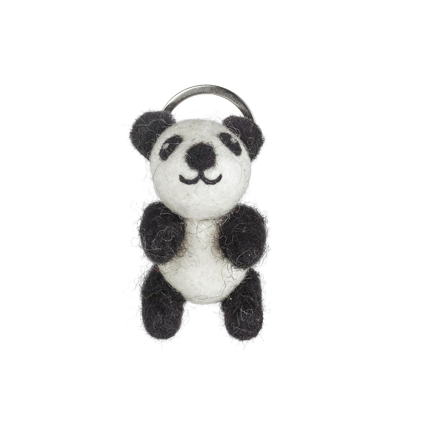 Carry cuteness everywhere with this Felt So Good panda key chain, sustainably crafted with love by fair trade artisans in Nepal.