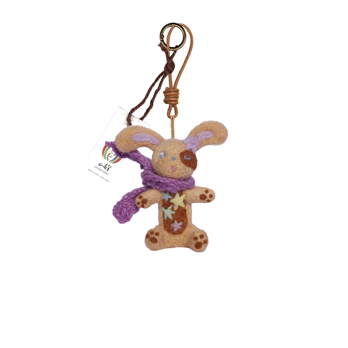 Lingdou the Star Gatherer Bunny – Felt Character | Decoration, Keepsake & Gift