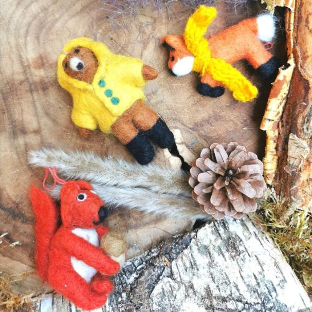 Red Bushy Squirrel