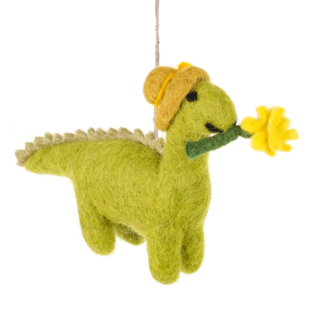 Handmade Needle Felt Daphne Dinosaur Handmade Needle Felt Daphne Dinosaur