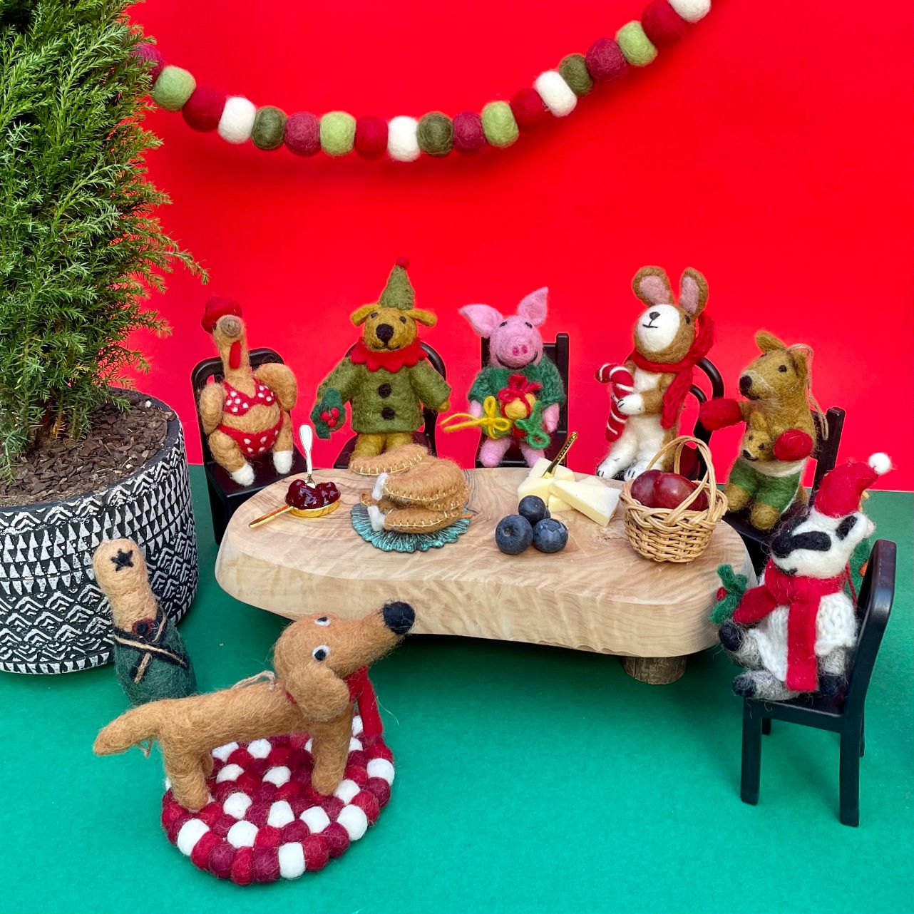 Sizzlin Turkey - Christmas Decorations - Felt So Good