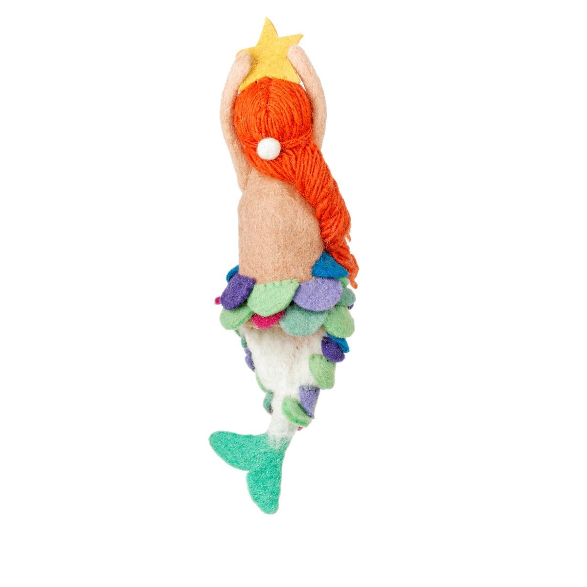 Mystical Mermaid Tree Topper – Felt Character | Decoration, Keepsake & Gift