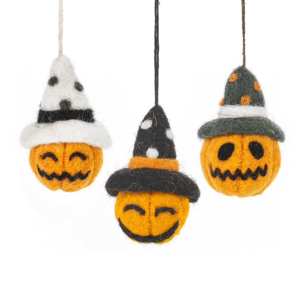 Pumpkin Bauble Trio