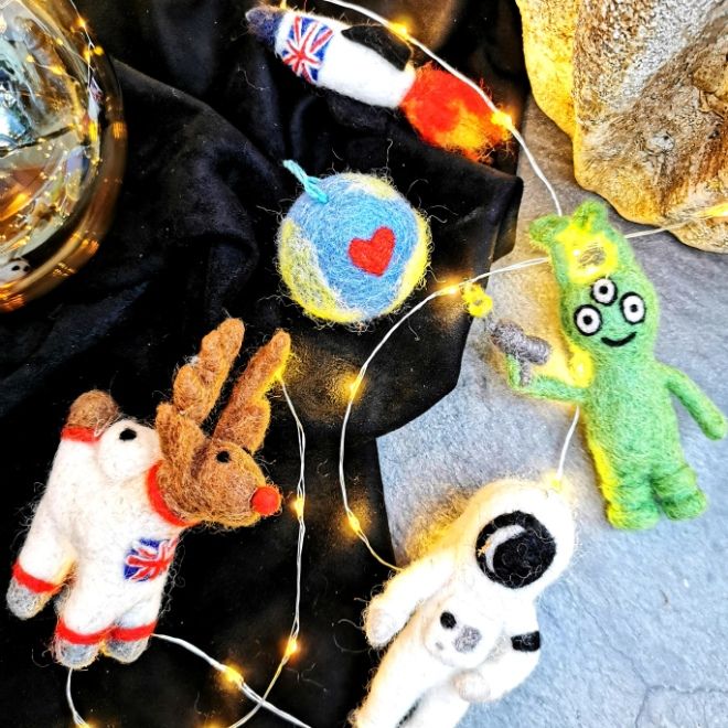 Astronaut Reindeer - Christmas Decorations - Felt So Good