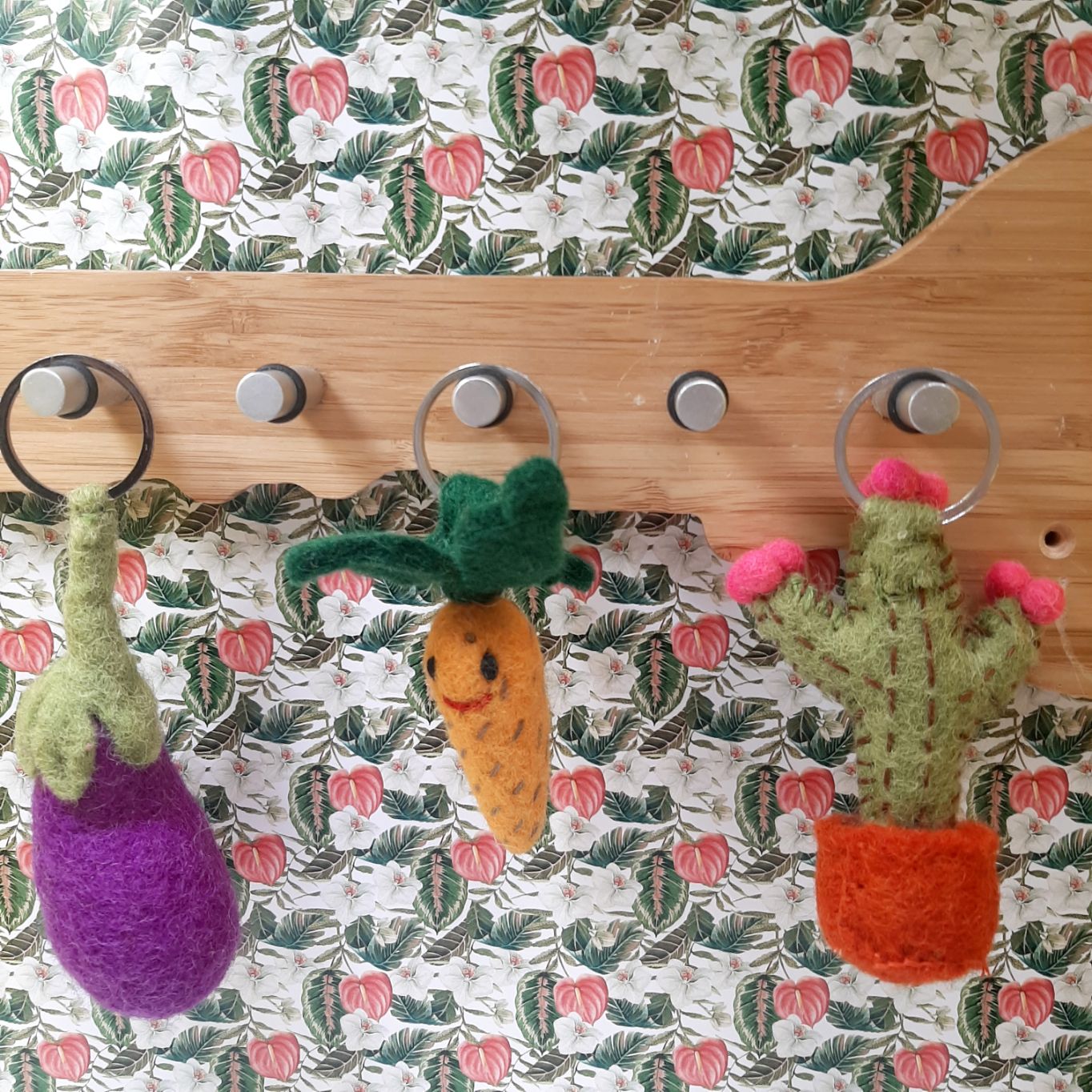 Cactus Keyring