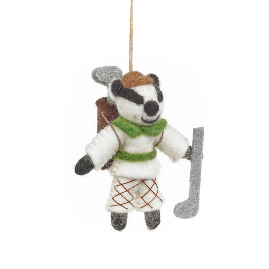 Golfing Badger