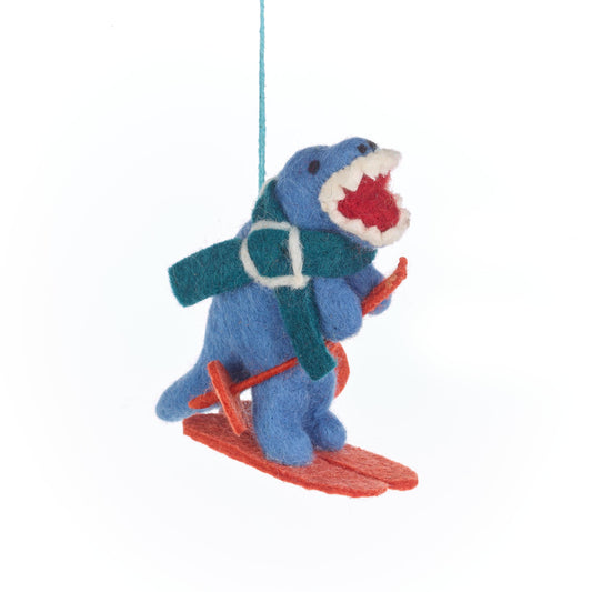Skiing Dinosaur