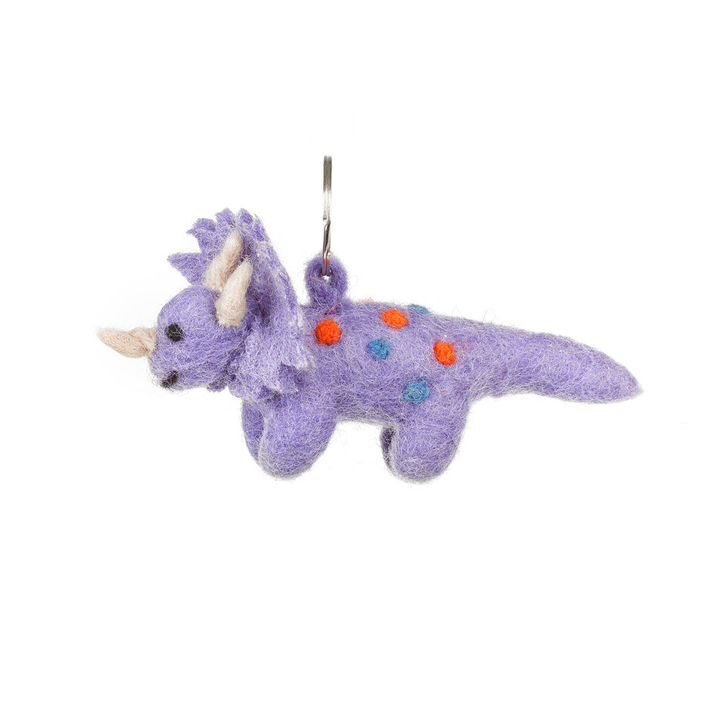 Triceratops Keyring