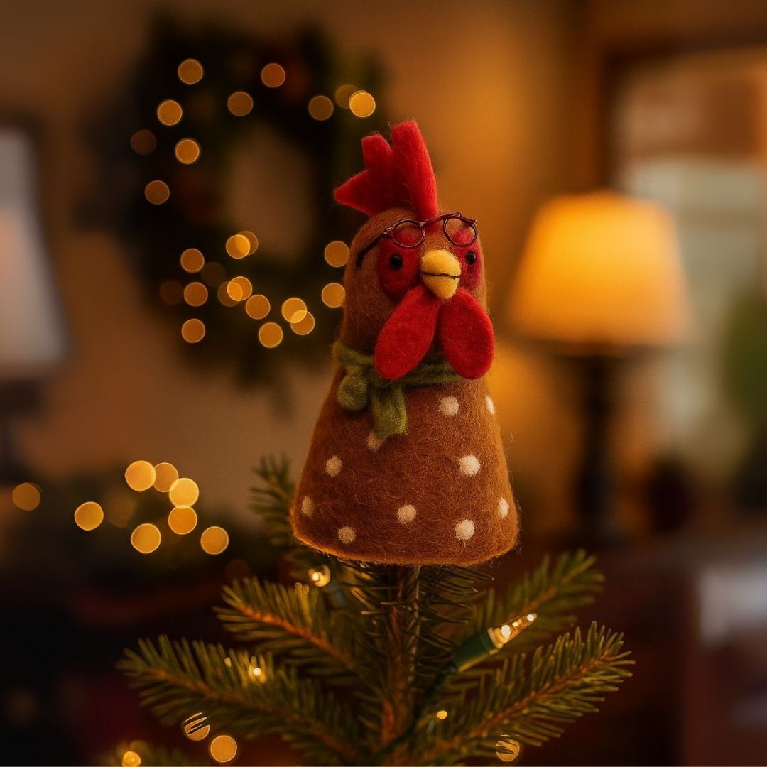 Barnyard Buddies Tree Toppers - Christmas Tree Topper - Felt So Good