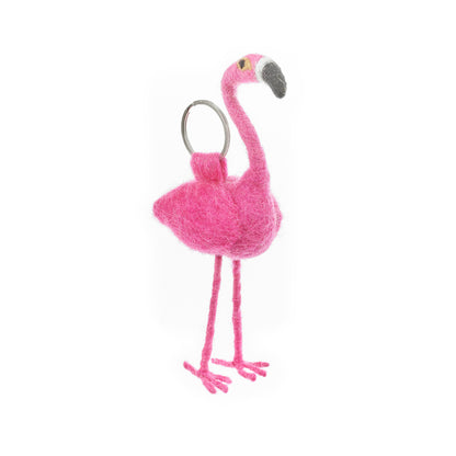 Flamingo Keyring