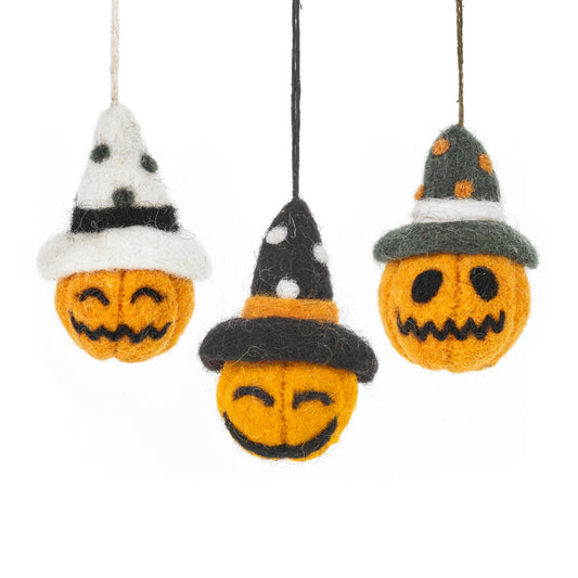 Pumpkin Bauble Trio