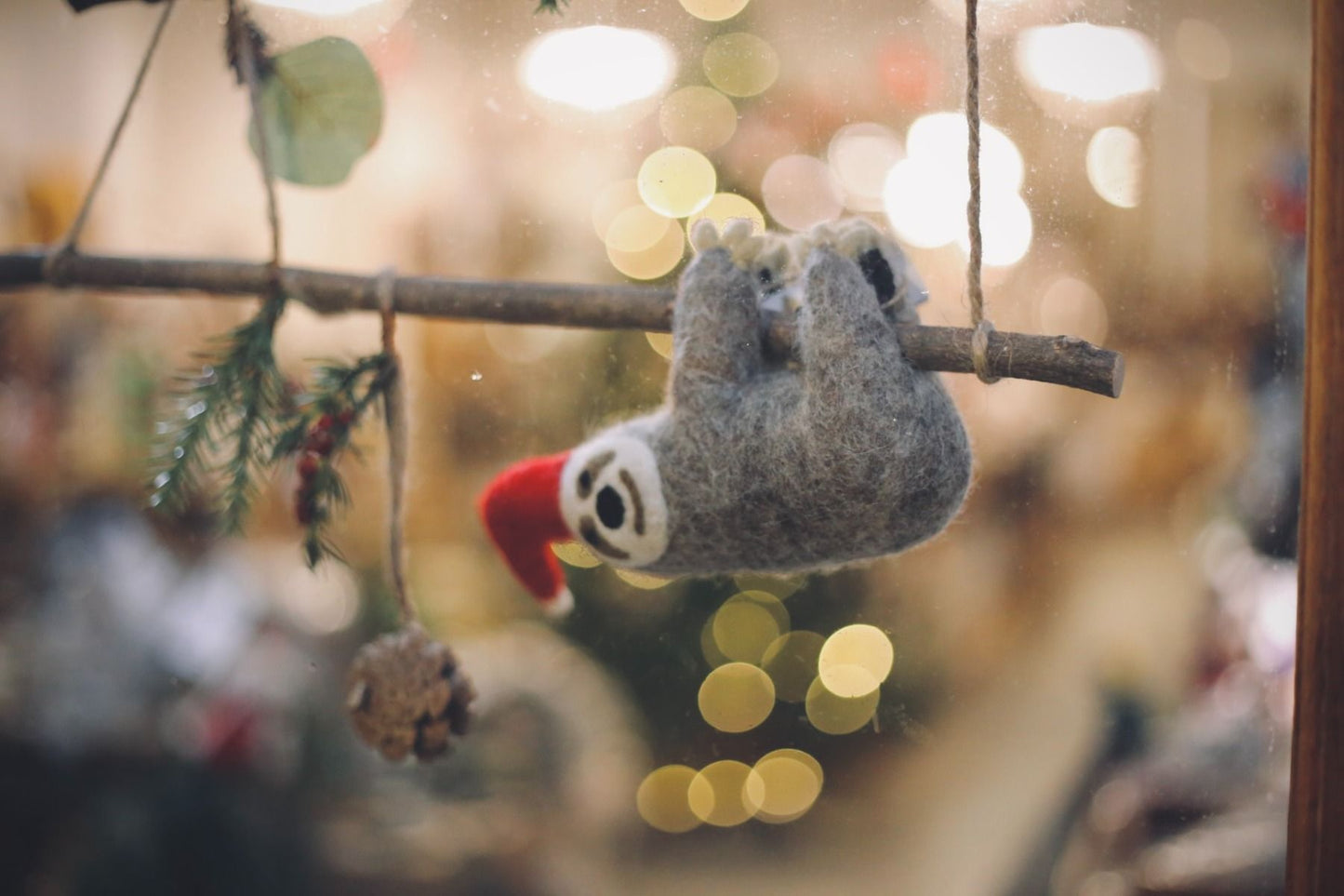 Sloth Tree Topper  - Christmas Tree Topper - Felt So Good