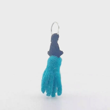 Pirate Octopus Keyring