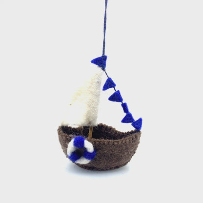 Seaside Sailboat