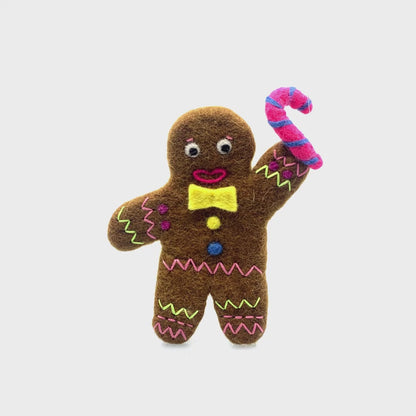 Groovy Gingerbread Man Topper