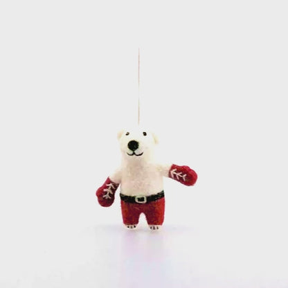 Boxing Polar Bear