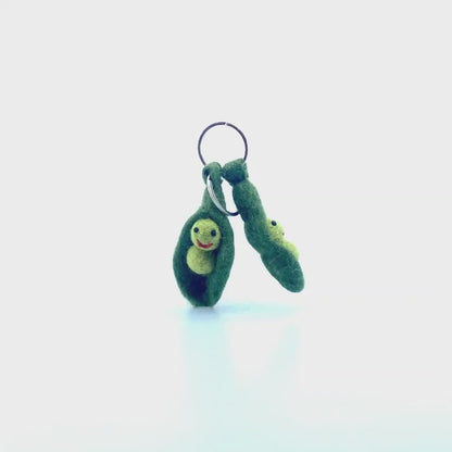 Peas in a Pod Keyrings