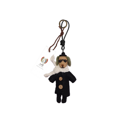 Ziye the Courage Guardian Pitbull – Felt Character | Decoration, Keepsake & Gift